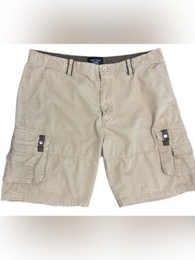 Coast 2 Coast Outfitters Men’s Cargo Shorts Size 38 Khaki Ripstop Cotton